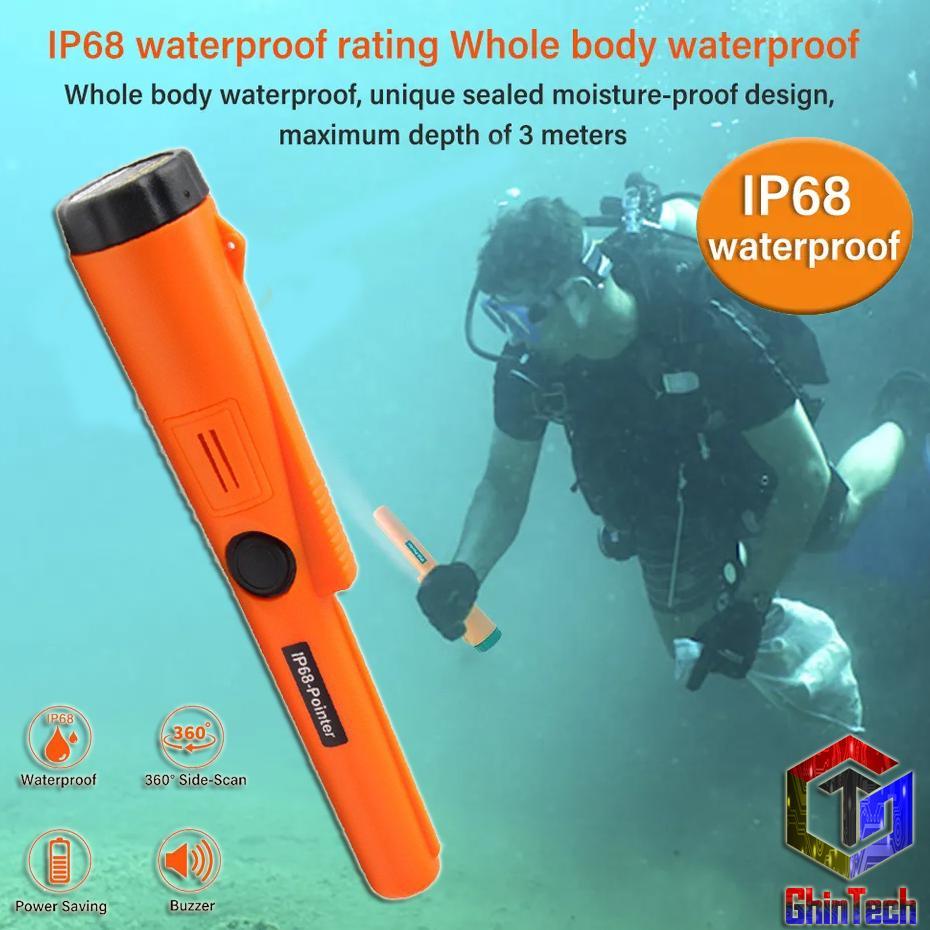 Metal detector Bawah Air IP68 Detektor Logam Tahan Air Gp Pointer Anti Dalam Air IP 68 Pointer AT em