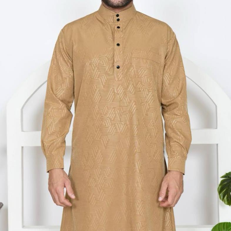 VALUE PACK JUBAH SLIMFIT PRIA PREMIUM, JUBAH MOTIF KOTAK, JUBAH PRIA MUSLIM, JUBAH GAMIS FOURMONTH S