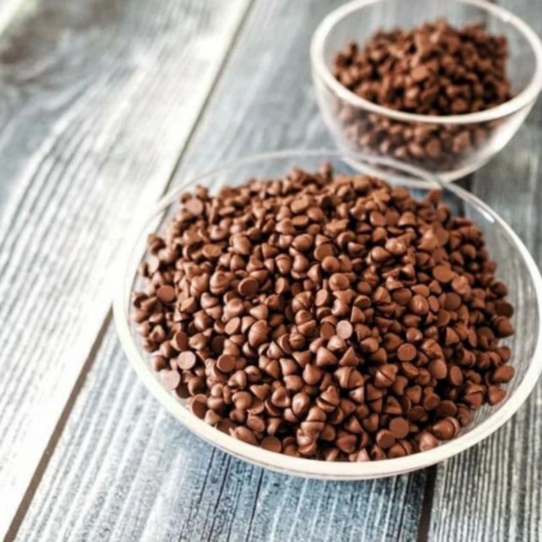 Terlaris Tulip Dark Chocolate Chip 500gr Premium Choco Chip Biasa Cokelat Chips