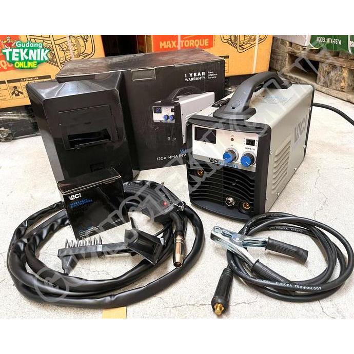 Mesin Las MIG VICI EASY MIG 1.0 120A Tanpa GAS CO2 / Mesin Las Listrik MIG Trafo Travo Las Inverter 