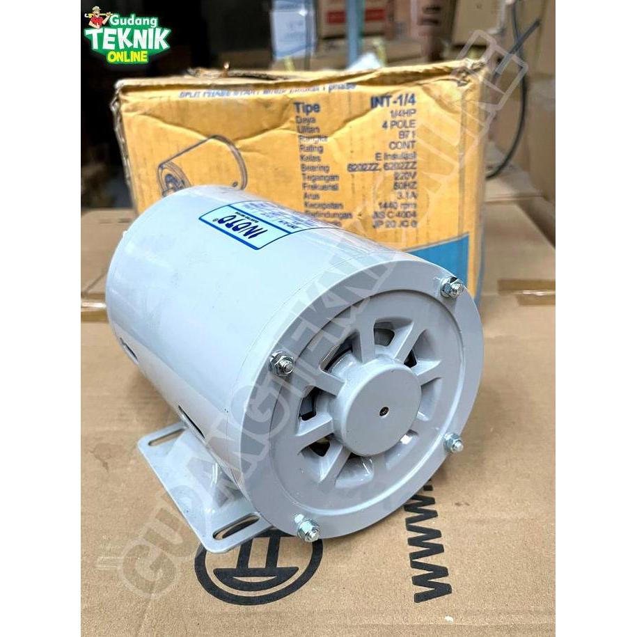 Dinamo Motor Listrik 1/4HP 4POLE 220V INOTO 1440Rpm / Motor Dinamo Penggerak 0.25HP 0,25HP Serbaguna