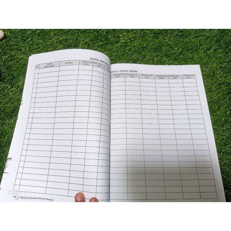 (Cod) Buku Induk Paud/ Tk/ Sekolah Administrasi Guru