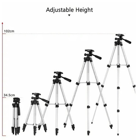 Tripot Handphone Hp Stand Kamera Tongsis Standing Android Iphone Samsung 3 Way 1 Meter  3110 Free Ho