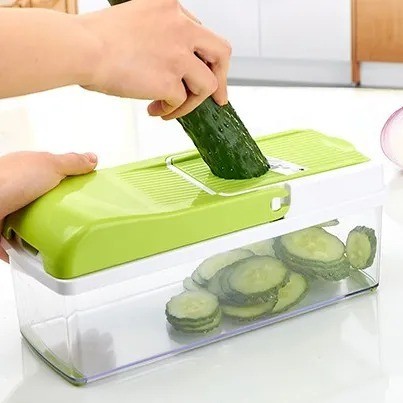 1 Set Alat Pemotong Buah Sayur 12 In 1 / Genius Nicer Dicer / Alat Pemotong Praktis / Alat Perajang 