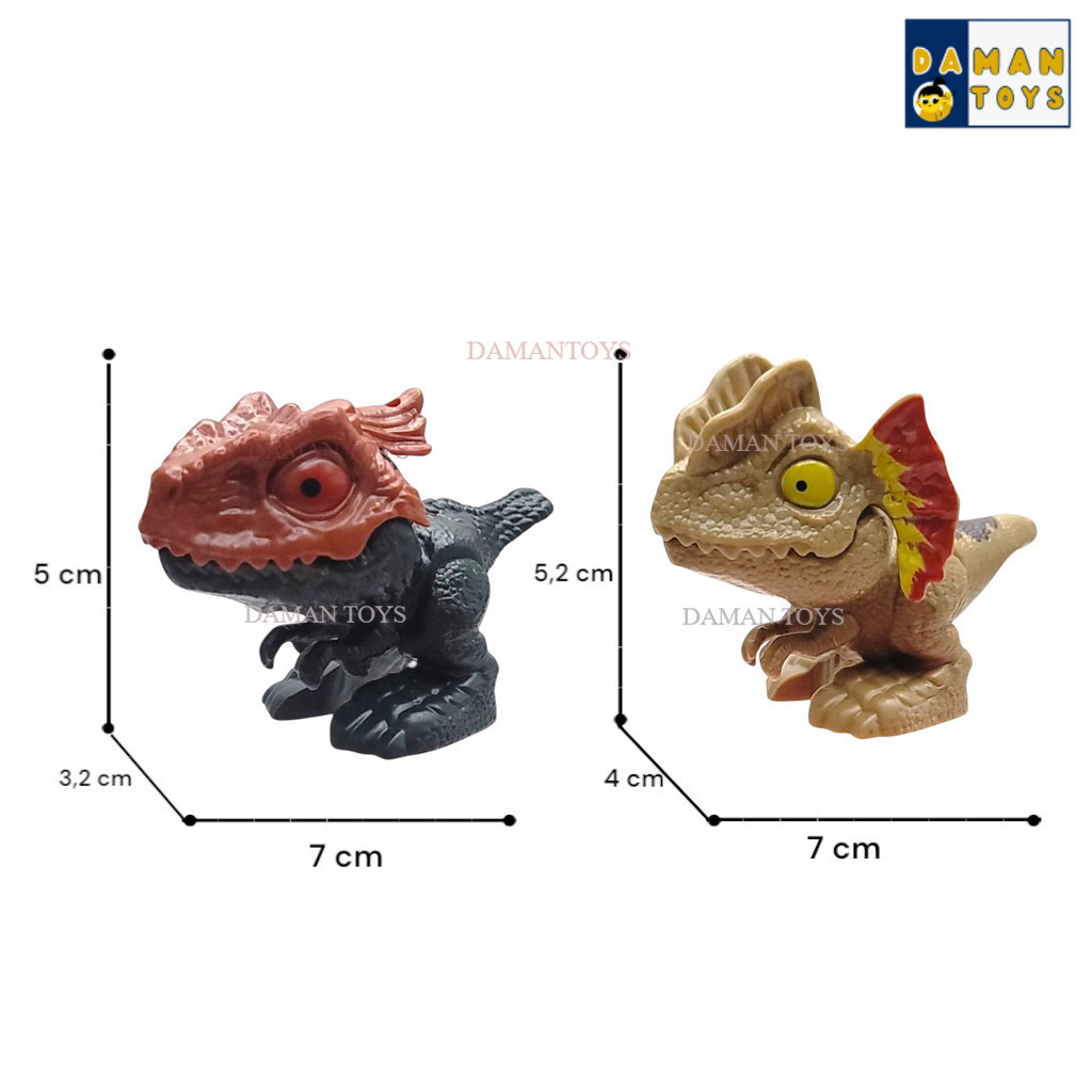 Mainan Figure Dinosaurus  Snap Squad T Rex Indominus Dino Dinosaur