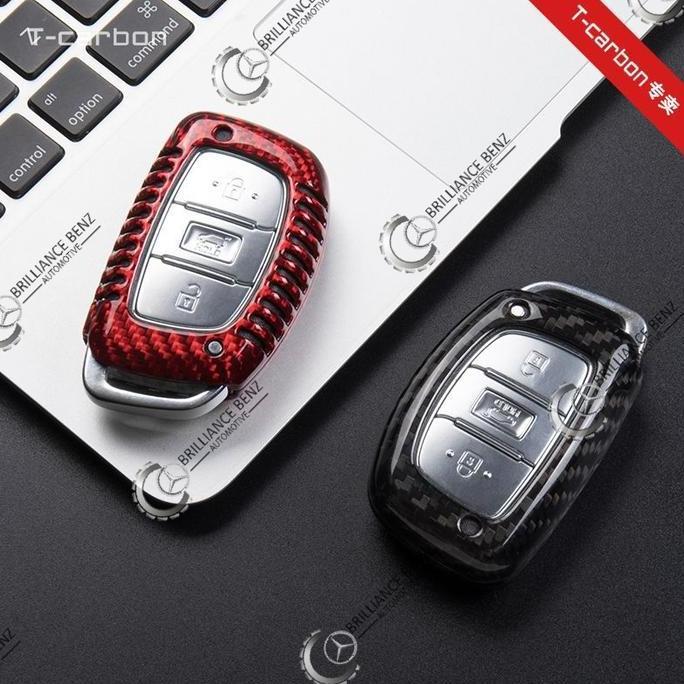 TERMURAH - KEY CASE COVER KUNCI CARBON KEVLAR HYUNDAI STARGAZER, HYUNDAI CRETA