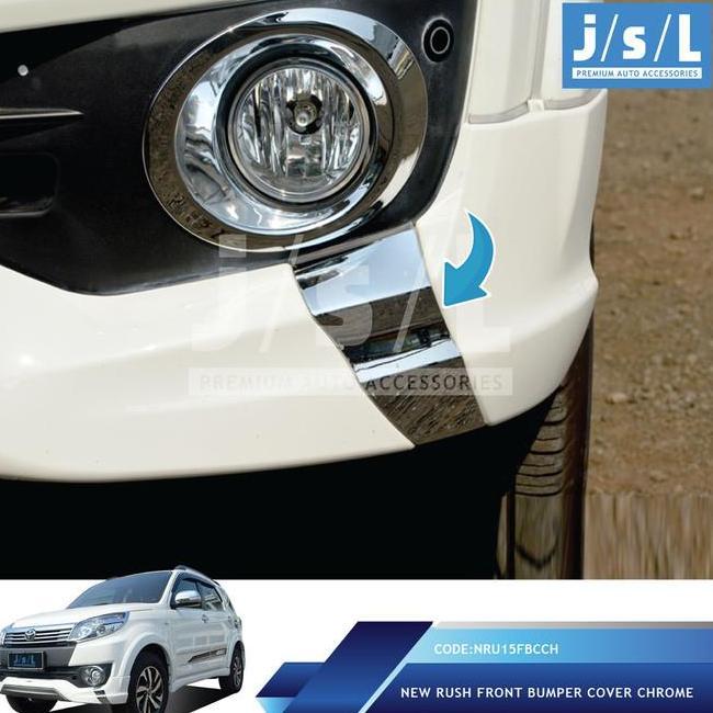 Rush/Terios Front Bumper Cover Chrome / Aksesoris Eksterior Rush