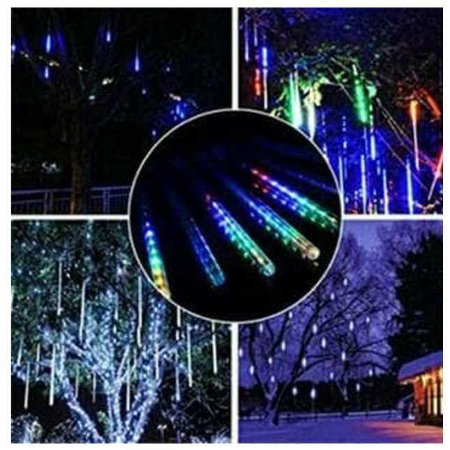 Terbaru [Kenyajayaabadi] Hiasan Lebaran Lampu Tetes Seperti Air Hujan Meteor Lampu Hias Led Meteor H