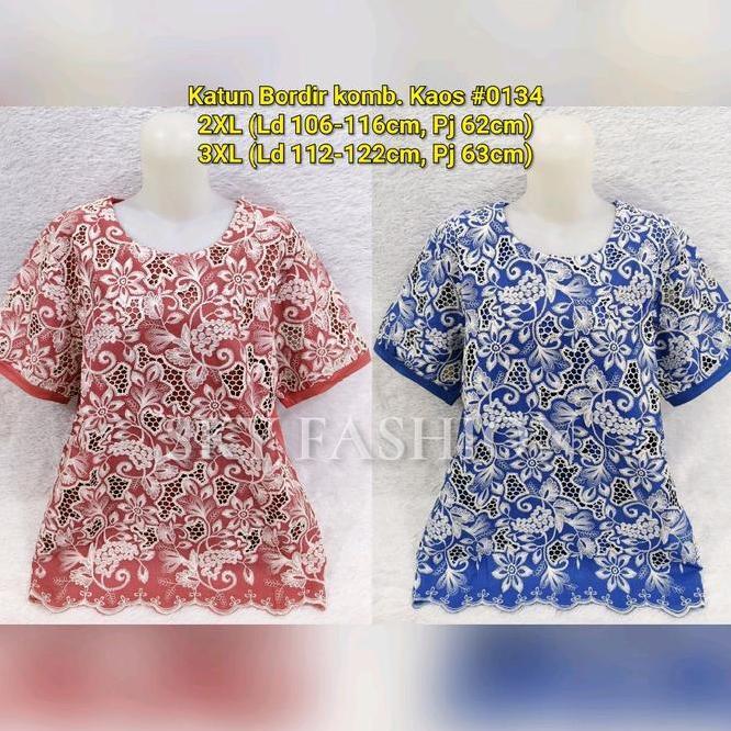 Blouse Brukat Import Blouse Brukat Import Wanita Wanita/Baju Atasan 0134