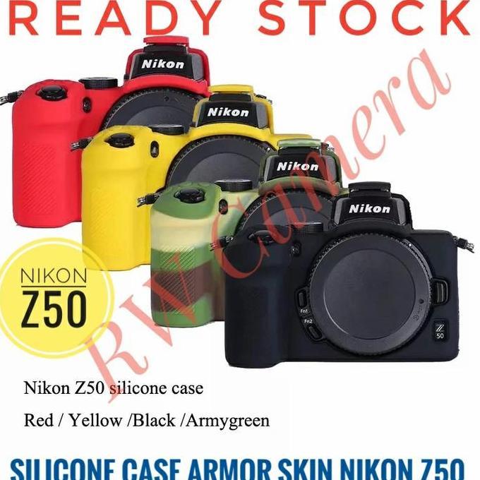 Silicone Case Nikon Z50 Sarung Karet Silikon Bag Tas Protective Armor Soft Pouch Armor Pelindung Mar