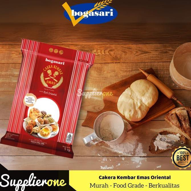 Promo Bogasari Cakra Kembar Emas Roti Oriental 5Kg / Cakra Kembar Emas Roti Oriental / Tepung Terigu
