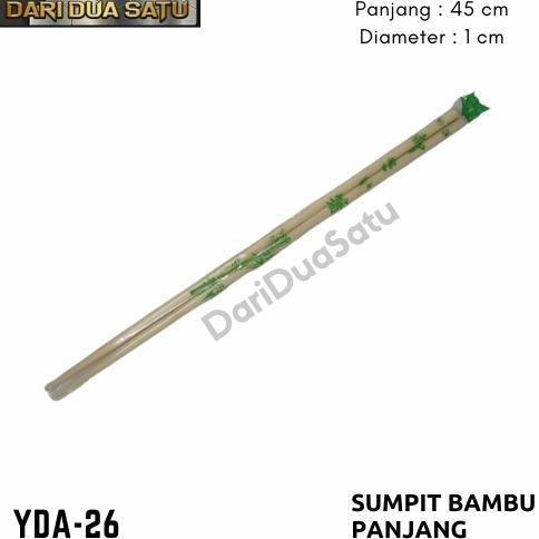 Sumpit Kayu Bambu Panjang Sumpit Mie Ayam 45 cm