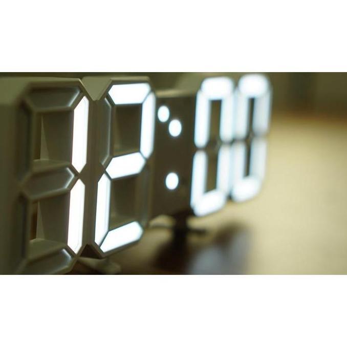 JAM DINDING DIGITAL LED/JAM MEJA-ALARM-SUHU/JAM 3D BESAR MODERN