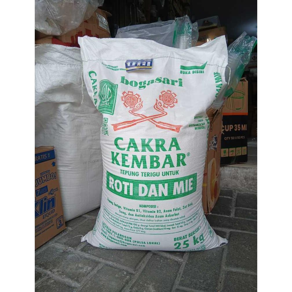 Murah Tepung Terigu Cakra Kembar 25Kg Protein Tinggi