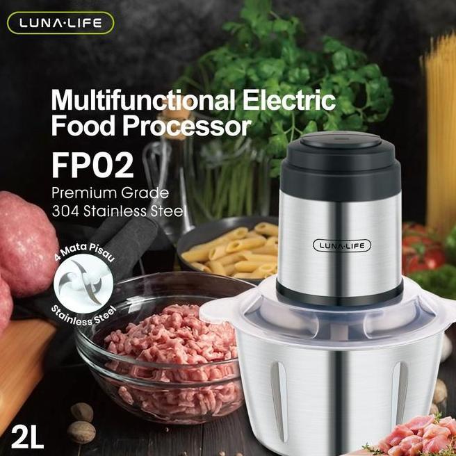 Chopper Stainless Life Fp02 Chopper Stainless Food Prosesor Untuk Daging Es Batu