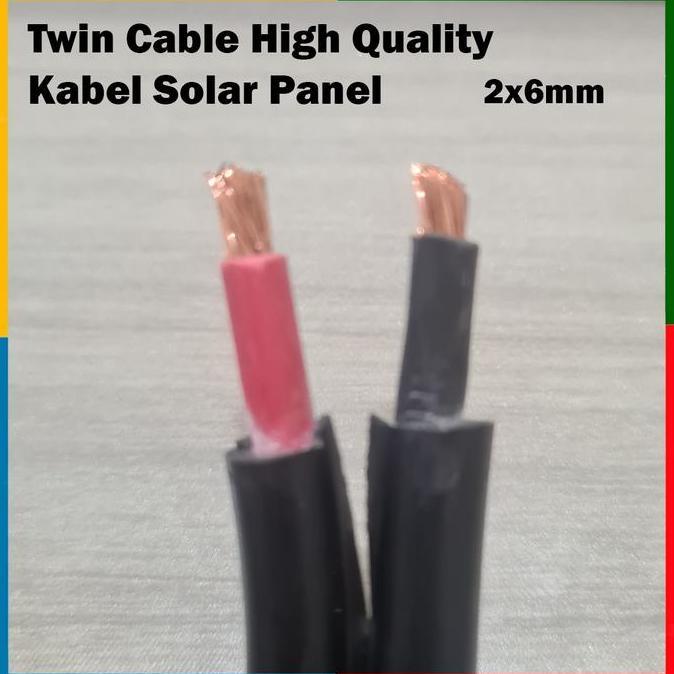 Twin cable kabel solar panel pv 2x6 mm 2 x 6mm