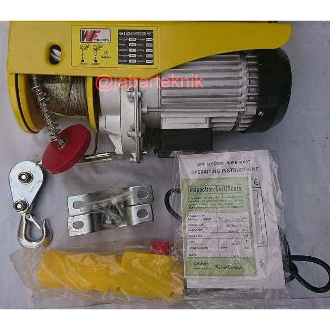 ELECTRIC HOIST 500 KG 20 METER KATROL ELEKTRIK 500KG 20METER
