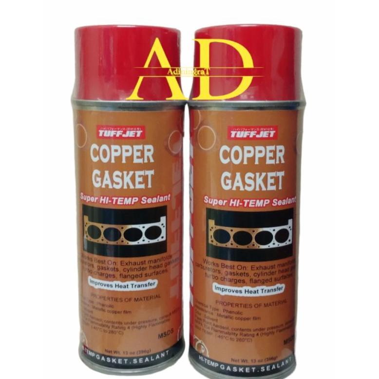 TUFFJET Cooper Gasket Spray 400 ml/Copper Gasket Hi-Temp/Gasket Hi-Temp