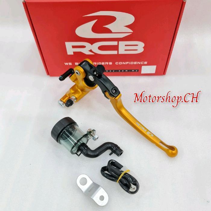 ( Ready Biru ) Master Rem Rcb S1 Kanan Kiri Kopling/Rem 14M Cnc Forged Radial Vario Beat Scoopy Geni