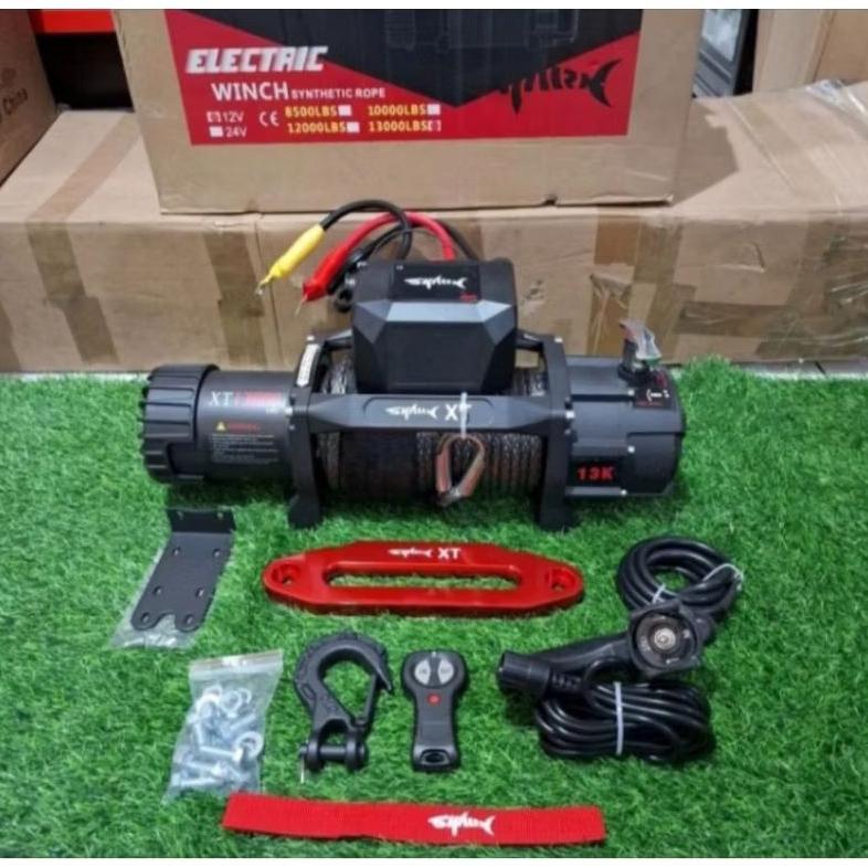 WINCH SHARK GEN 2 13000 LBS 6,5 TON 6,6 HP PLASMA WINCH SHARK PLASMA GEN 2 12V 24V TALI DEREK MOBIL 