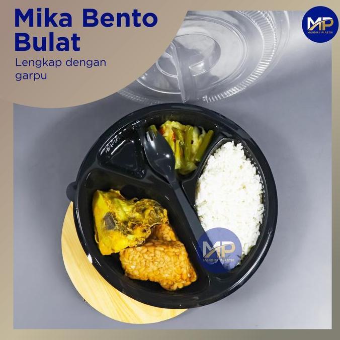 TERBARU|TERMURAH|BARU|PREMIUM|TERLARIS|GARANSI|DISKON|PROMO MIKA WADAH BENTO BULAT MANGKOK SEKAT 3 +