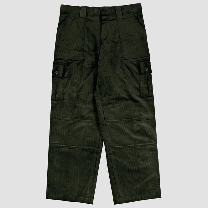 Evilspirit Cargo Corduroy Evilspirit Cargo Corduroy Pants Navy - Carol Army Unisex