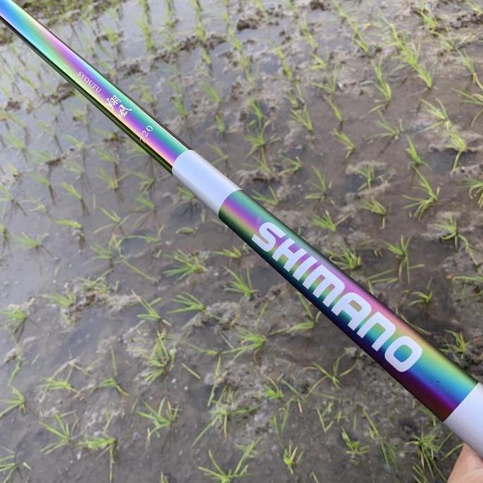 Shimano Syoufu Pelangi Original Joran Tegek Full Karbon Ringan  Pancing Kuat Garansi 100% Asli 360 |