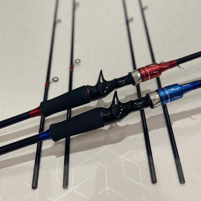 HIVE - Joran CASTING Carbon Solid MONSTER II + Bonus 1 Tip Ujung Umpan Ikan Laut