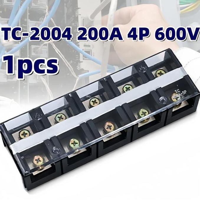 HASQUINE Terminal Block TC2004 200A 4P 600V Iterno