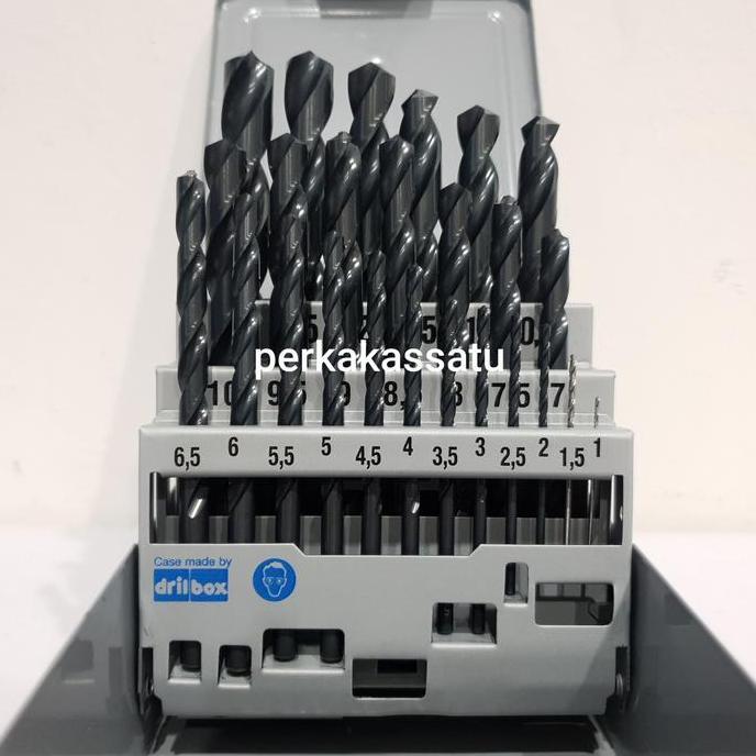 MATA BOR BESI SET 25 PCS NACHI 1-13MM STRAIGHT SHANK DRILL1 - 13 MM