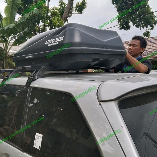 Roof Rack Bagasi Atas Mobil Avanza / Xenia / Sigra / Calya Universal Model Roofbox Plus Cross Bar Mo