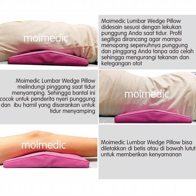NEW BANTAL TERAPI TULANG BELAKANG LUMBAR / MOIMEDIC LUMBAR PILLOW ORI