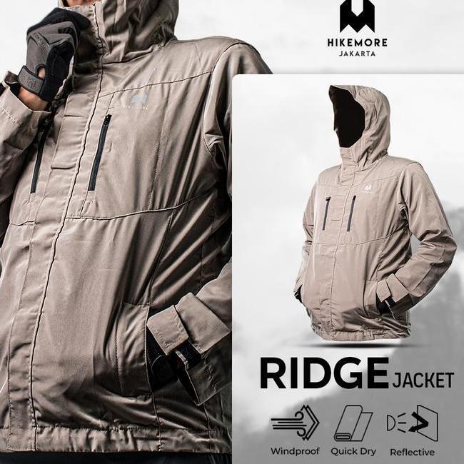 Hikemore Jaket Pria Hiking Gunung Hikemore Ridge Outdoor Original