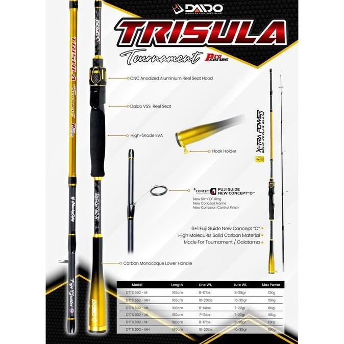 JORAN DAIDO TRISULA TOURNAMENT SOLID CARBON 165CM 180CM - JORAN PANCING GALATAMA