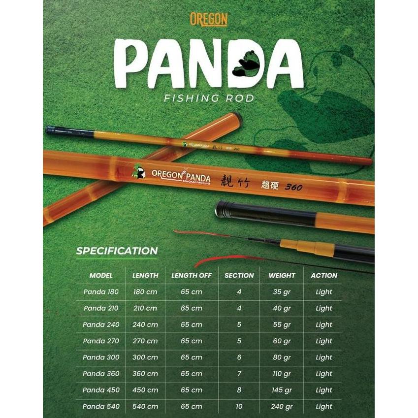 Joran Tegek Fiber Oregon Panda 180 s/d 540