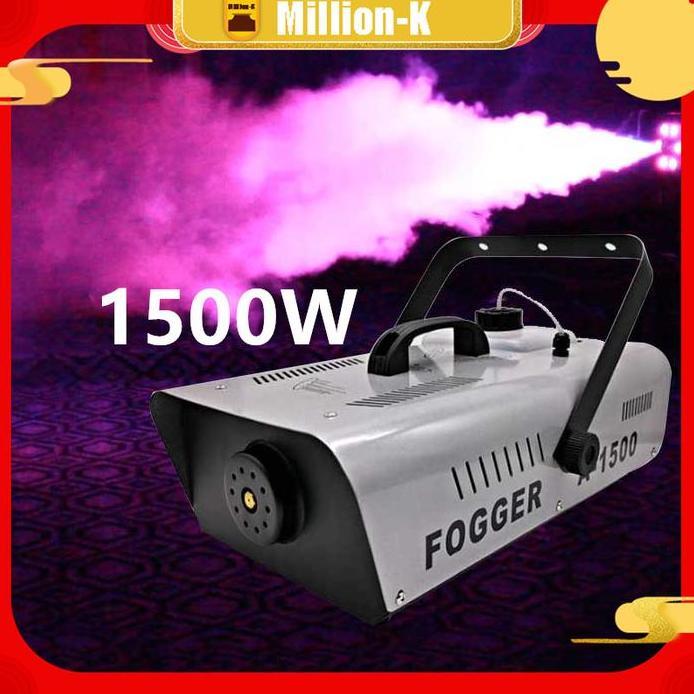 Ready  Mesin Asap Fog Machine Asap Kabut Panggung 1500W