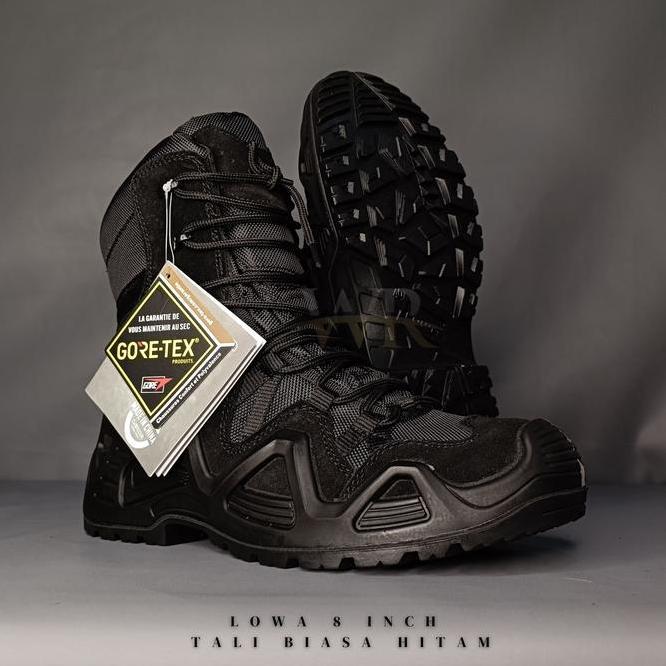 Sepatu Lowa Tactical / Sepatu Lowa China / Sepatu Lowa 8 Inch - Hitam