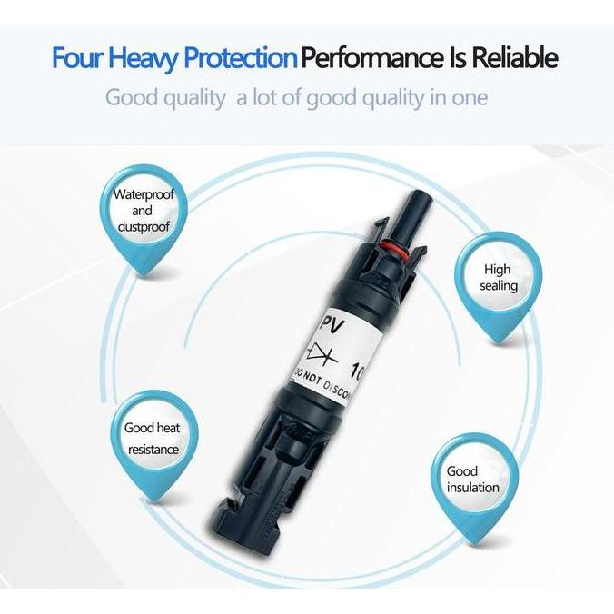 MC4 Solar Diode Dioda Connector untuk PLTS