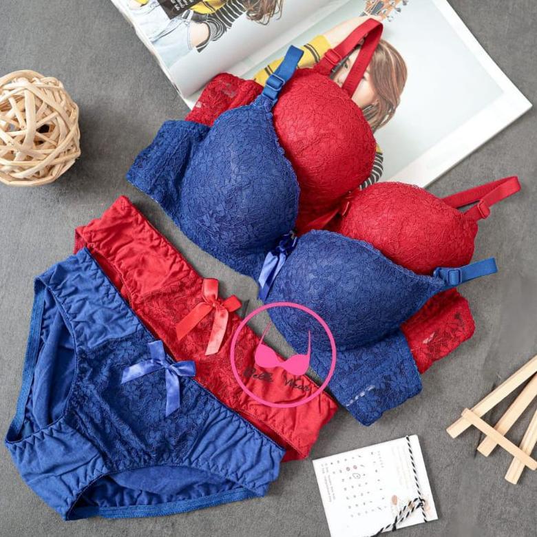 terlaris bh 1 set bra super sexy busa push up dan ada kawat (bh sexy 1 set)
