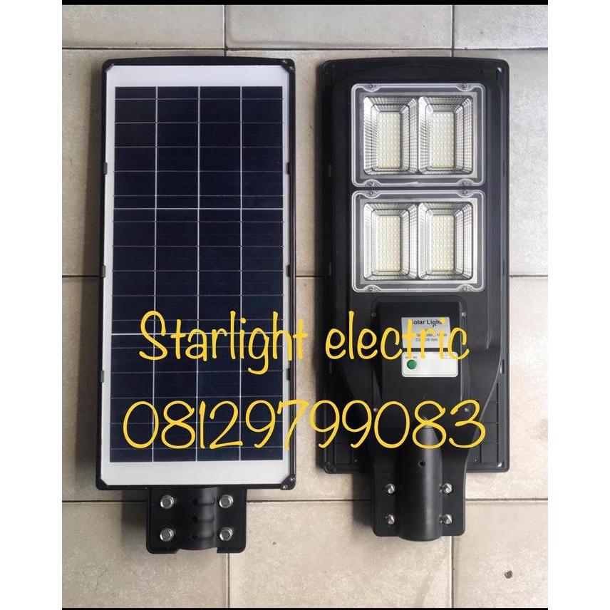 Lampu jalan led solar panel surya 100w 100 watt pju solar led matahari
