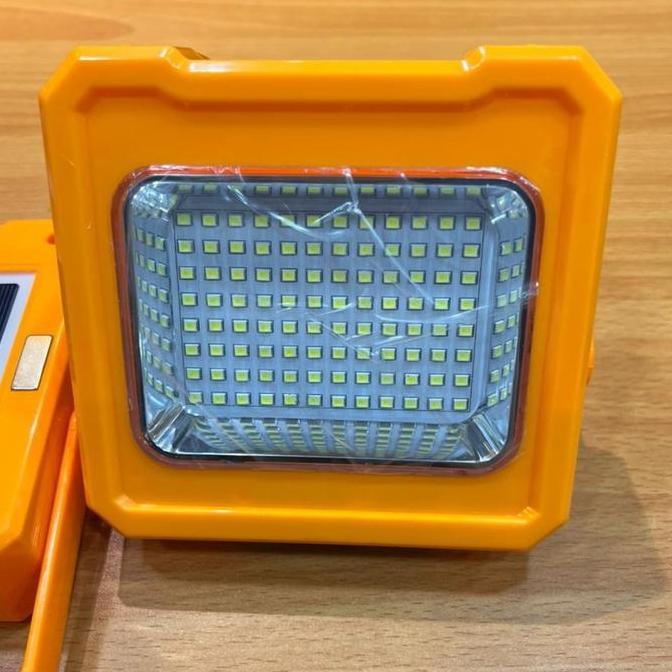 lampu sorot solar portable 50 watt 50w lampu tembak solar emergency
