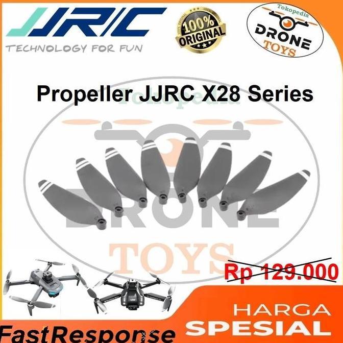 TERBARU JJRC PROPELLER X28 RC SPARE PARTS BALING BALING DRONE JJRC X28 GPS PRO SERIES ORINAL