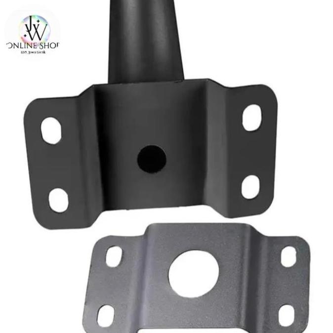 TiangLampuJalanPJU Solar Cell Hitam dan Putih