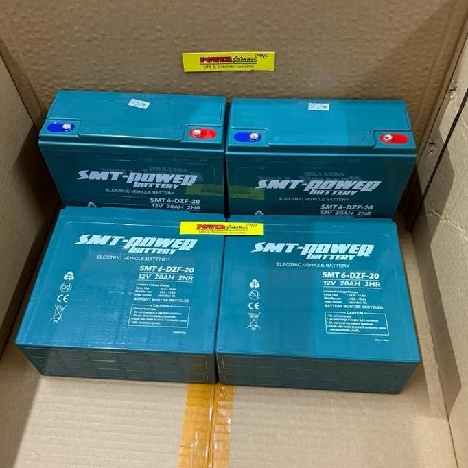 Baterai Sepeda Motor Listrik Selis U-winfly 48V 20AH ( 4pcs 12v 20Ah / 4x 6-DZF-20 ) Merk SMT POWER 
