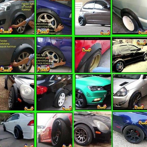 Termurah Fender Lips Universal. Over Fender Universal. Fender Flares.