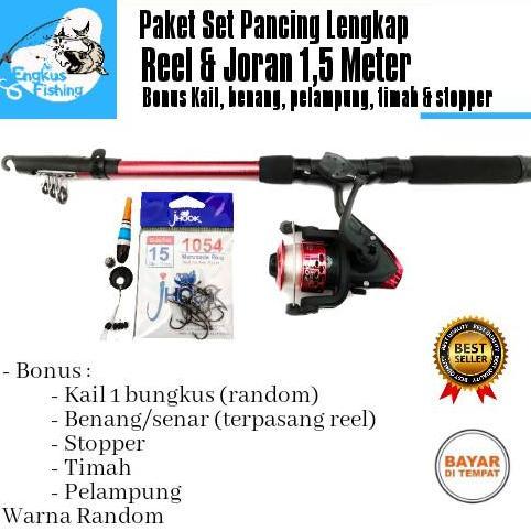 Pancing Pancingan Ikan Set 5 Bearing