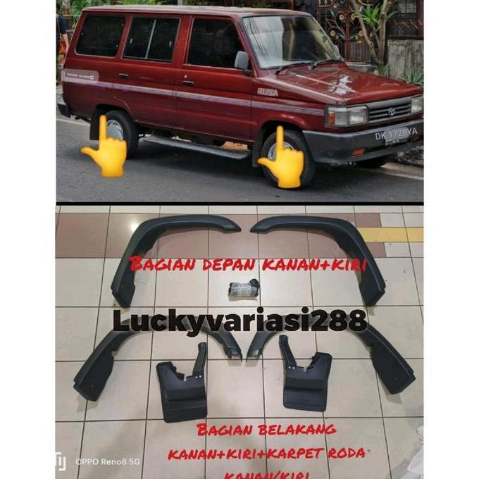 Over Fender Plastik Kijang Grand/Kijang Super/Kijang Jantan Long/Short Aksesoris Baut Car