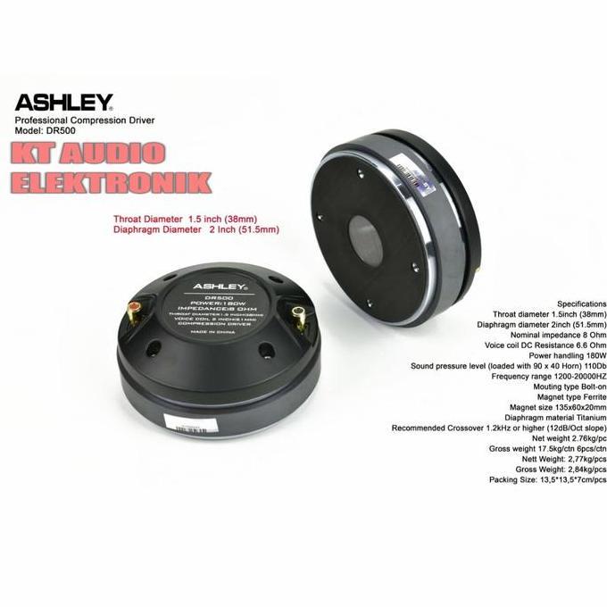 Ashley Driver Tweeter Dr500