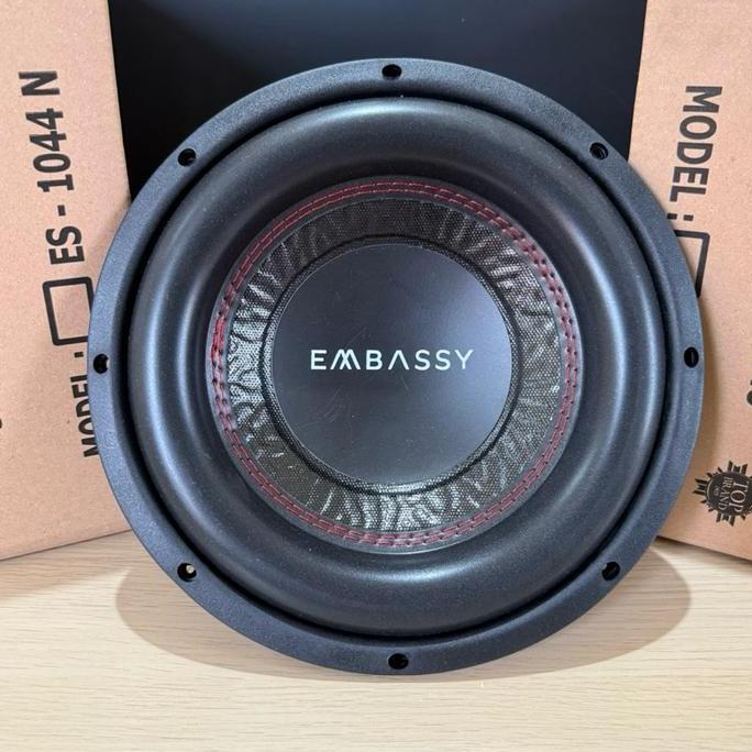 Subwoofer Embassy 10 Inch Double Coil 500 Watts Subwoofer Embassy Es-1044 N Sub 10 Embassy 1044