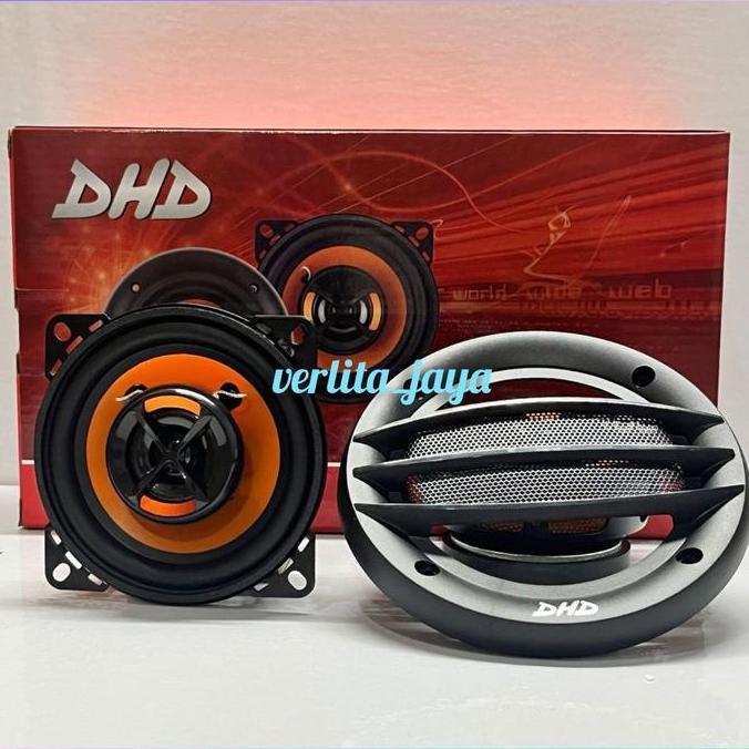 [2Pcs] Speaker Mobil Audio 4 Inch 2 Way Coaxial Speaker Dhd-420Cx